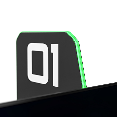 self checkout terminal nano pole light